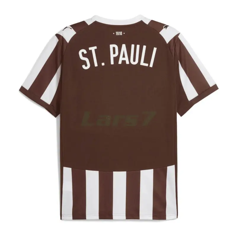 Camiseta FC St. Pauli 1ª Equipación 2025/2026 Blanco/Marrón