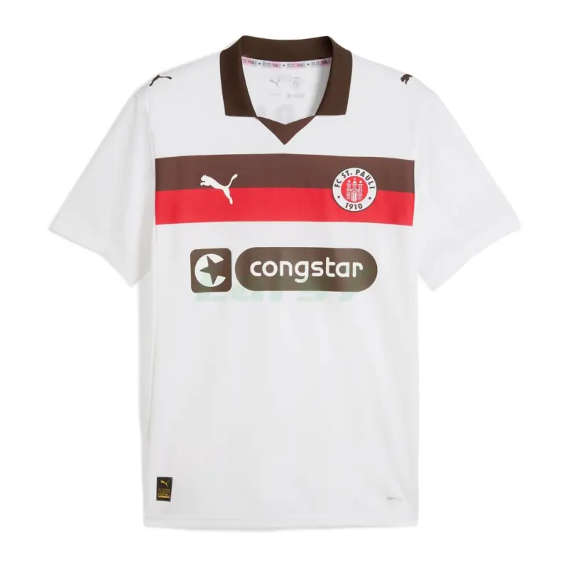 Camiseta FC St. Pauli 2ª Equipación 2025/2026 Blanco