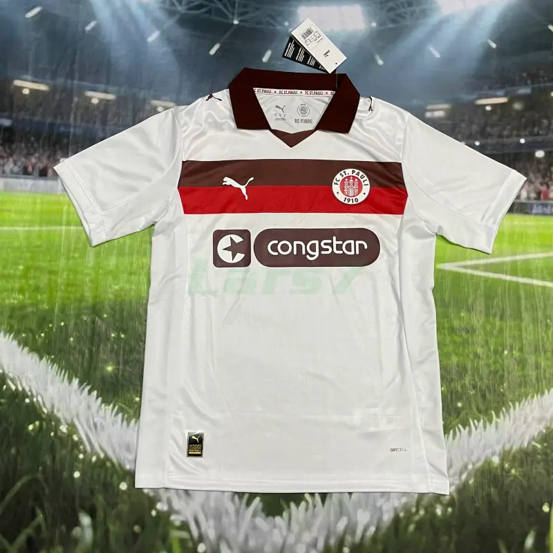 Camiseta FC St. Pauli 2ª Equipación 2025/2026 Blanco