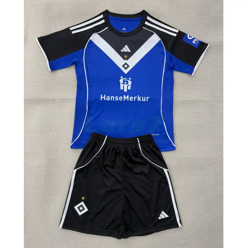 Camiseta Hamburger SV 2ª Equipación 2025/2026 Azul Niño Kit