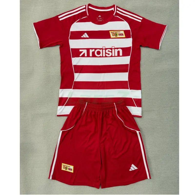 Camiseta Union Berlin 1ª Equipación 2025/2026 Rojo/Blanco Niño Kit