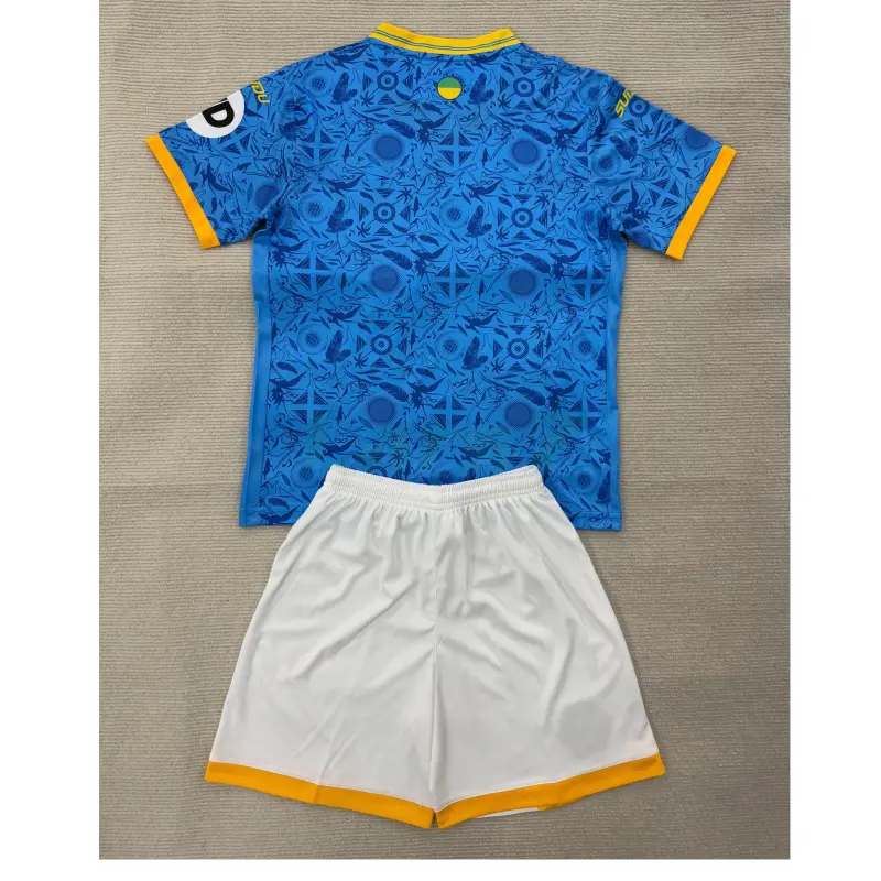 Camiseta Wolverhampton Wanderers 3ª Equipación 2025/2026 Azul Niño Kit