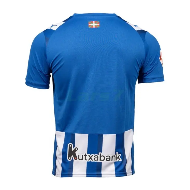 Camiseta Alavés 1ª Equipación 2025/2026 Azul/Blanco con Parche La Liga