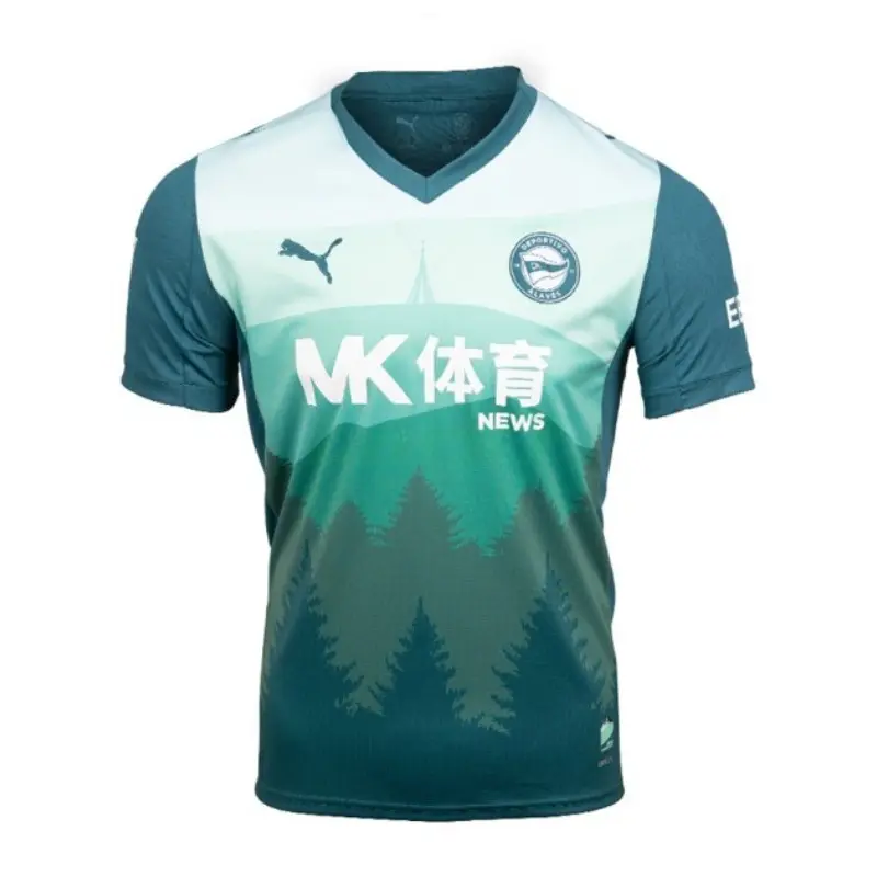 Camiseta Alavés 3ª Equipación 2025/2026 Verde con Parche La Liga