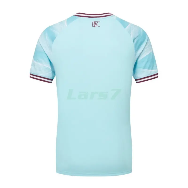 Camiseta Burnley FC 2ª Equipación 2025/2026 Azul Claro