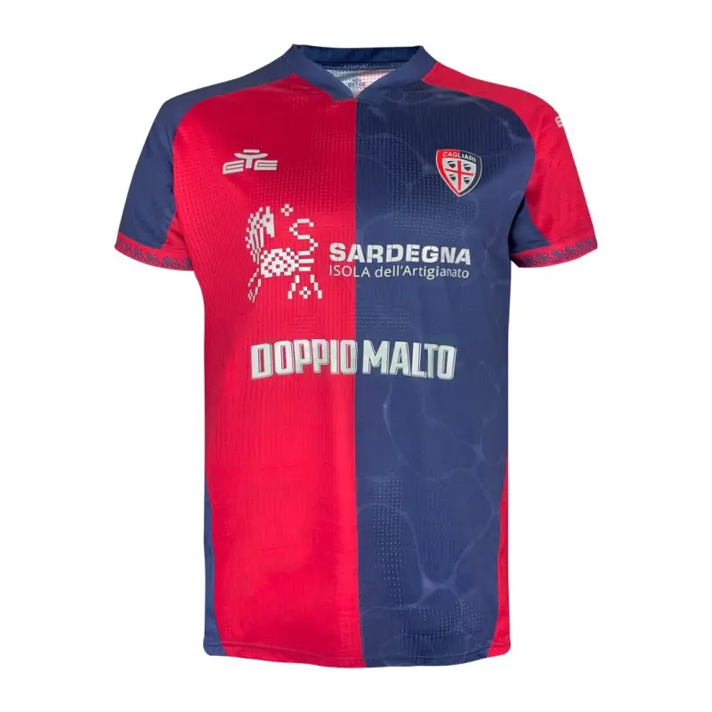 Camiseta Cagliari Calcio 1ª Equipación 2025/2026 Rojo/Azul
