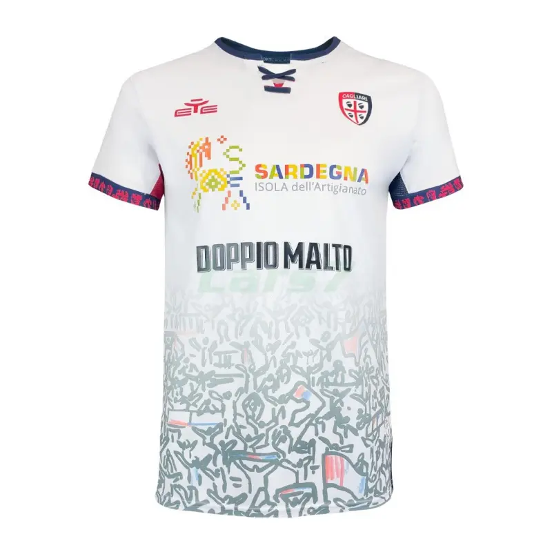 Camiseta Cagliari Calcio 2ª Equipación 2025/2026 Blanco
