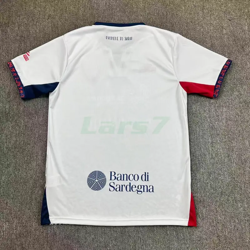 Camiseta Cagliari Calcio 2ª Equipación 2025/2026 Blanco