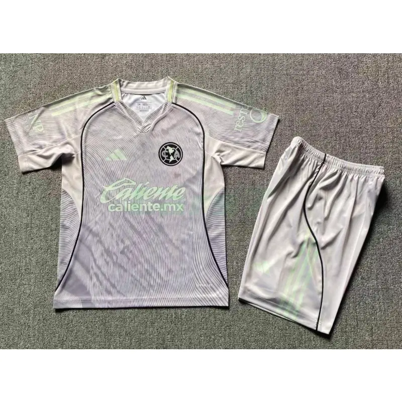 Camiseta Club América 3ª Equipación 2025/2026 Gris Niño Kit