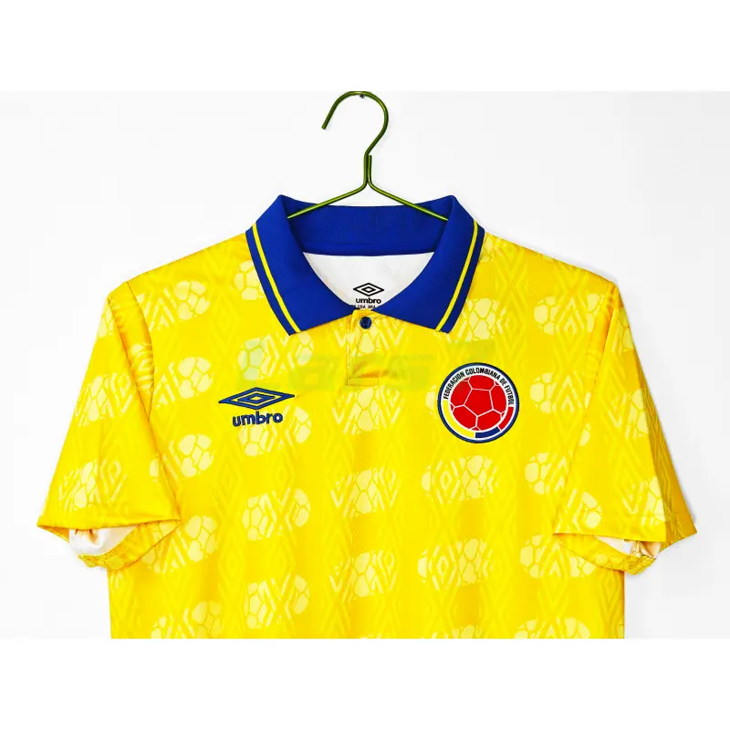 Camiseta Colombia 1ª Equipación Retro 1994 Amarillo