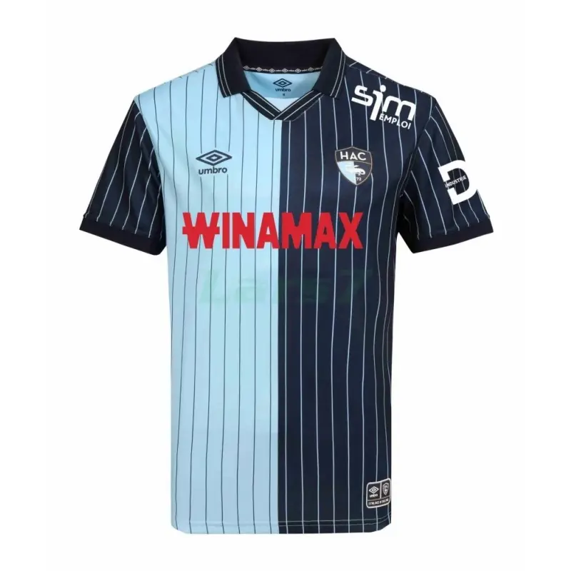 Camiseta Le Havre 1ª Equipación 2025/2026 Azul Marino/Azul Cielo