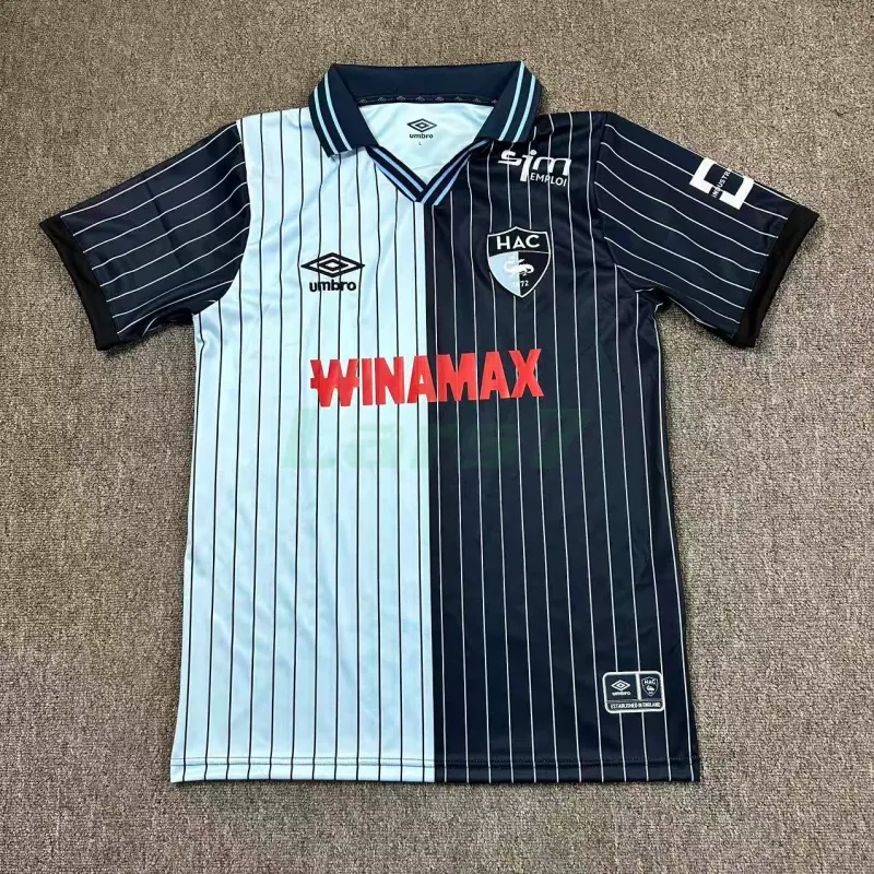 Camiseta Le Havre 1ª Equipación 2025/2026 Azul Marino/Azul Cielo