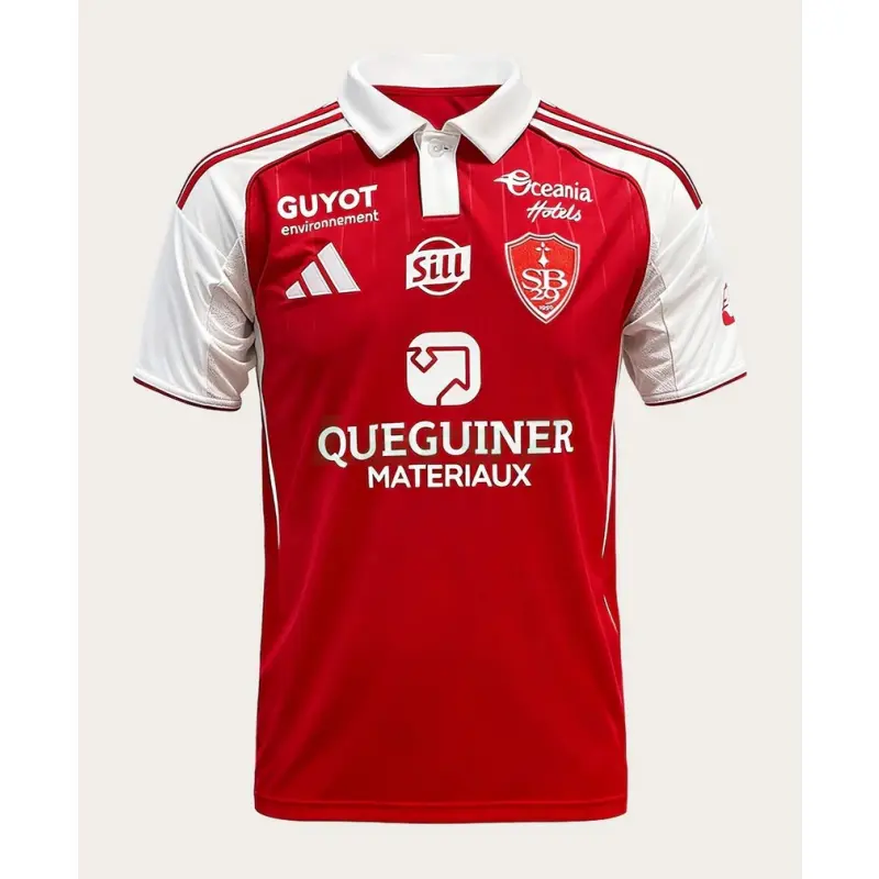 Camiseta Stade Brestois 1ª Equipación 2025/2026 Rojo