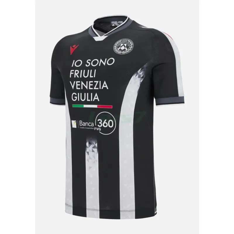 Camiseta Udinese Calcio 1ª Equipación 2025/2026 Negro/Blanco