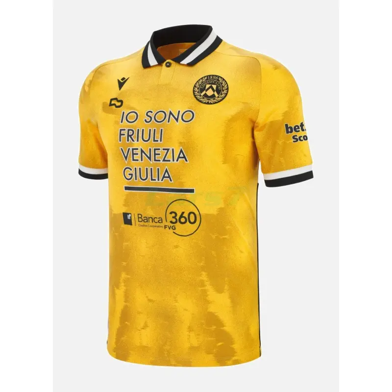 Camiseta Udinese Calcio 3ª Equipación 2025/2026 Amarillo