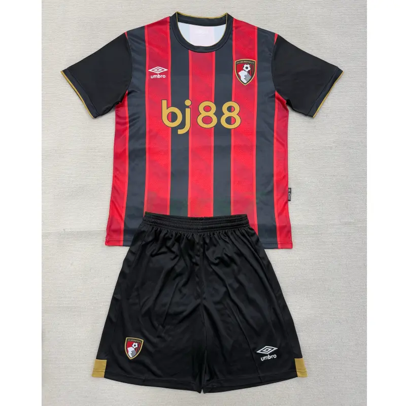 Camiseta AFC Bournemouth 1ª Equipación 2025/2026 Rojo/Negro