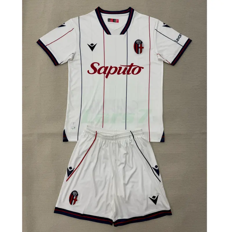 Camiseta Bologna 2ª Equipación 2025/2026 Blanco Niño Kit