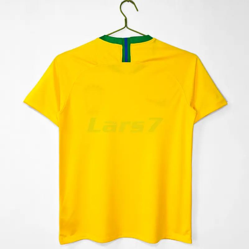 Camiseta Brasil 1ª Equipación Retro 2018 Amarillo