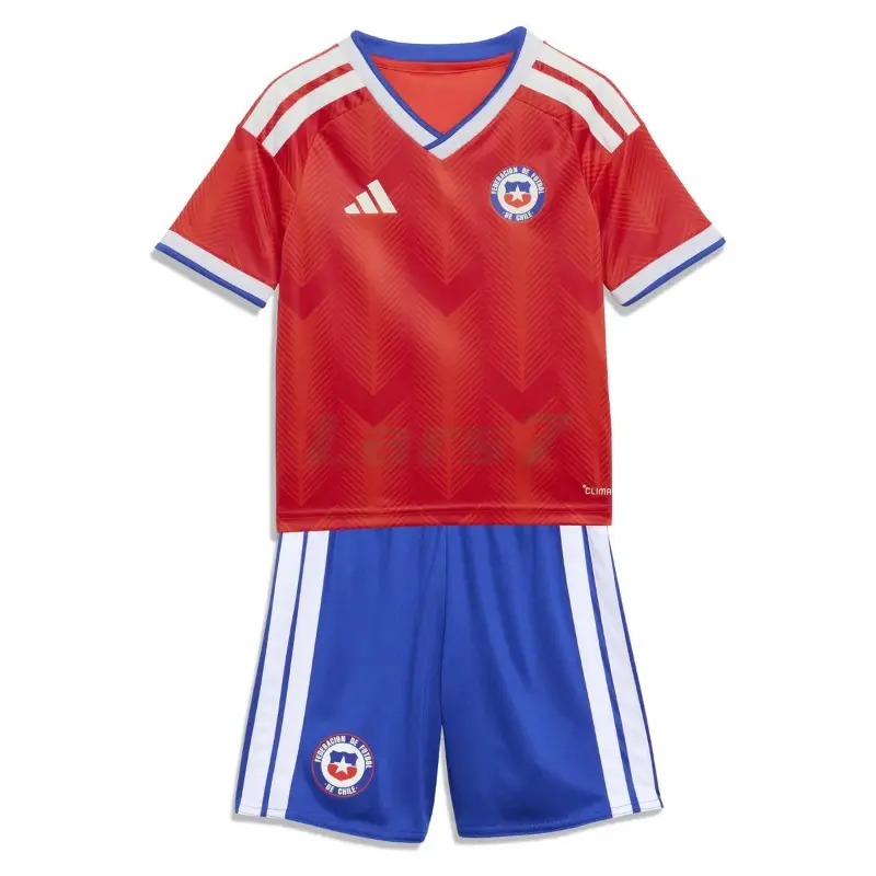 Camiseta Chile 1ª Equipación Mundial 2026 Rojo Niño Kit