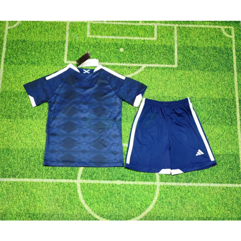 Camiseta Escocia 1ª Equipación Mundial 2026 Azul Niño Kit