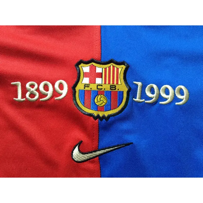 Camiseta Barcelona 1899/1999 Centenario ML Azul/Rojo Niño Kit