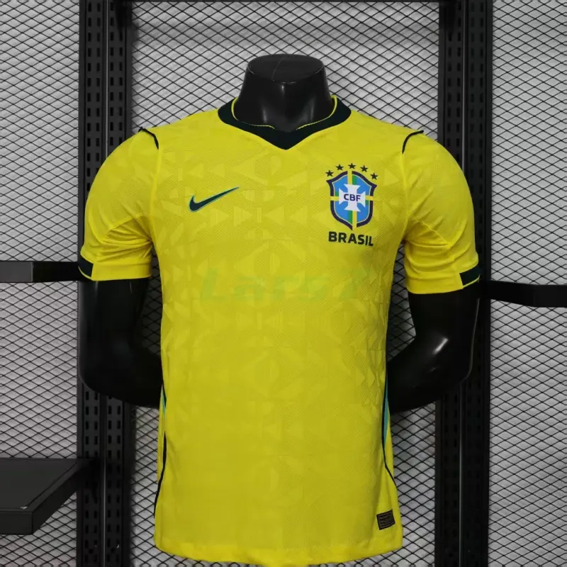 Camiseta Brasil 1ª Equipación Mundial 2026 Amarillo (EDICIÓN JUGADOR)