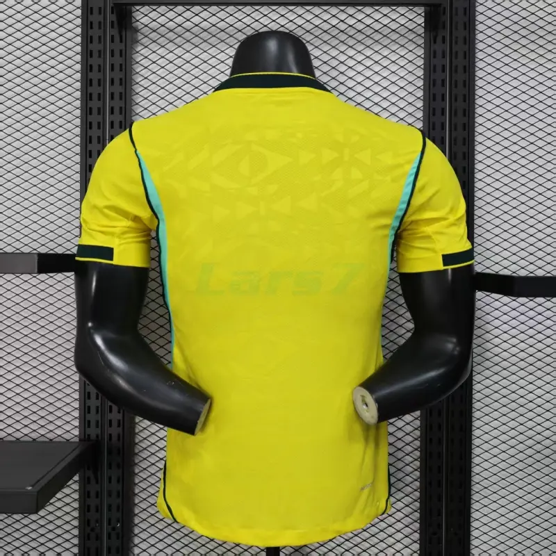 Camiseta Brasil 1ª Equipación Mundial 2026 Amarillo (EDICIÓN JUGADOR)