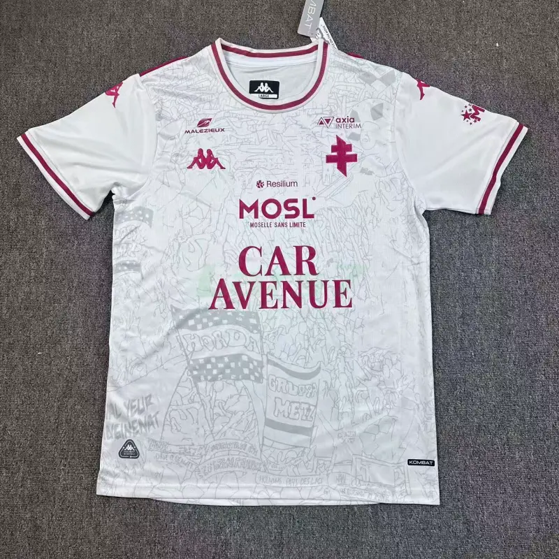 Camiseta FC Metz 2ª Equipación 2025/2026 Blanco
