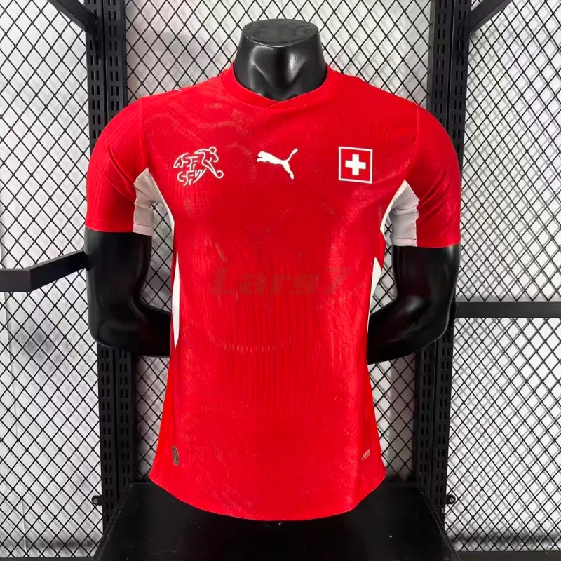Camiseta Suiza 1ª Equipación Mundial 2026 Rojo (EDICIÓN JUGADOR)