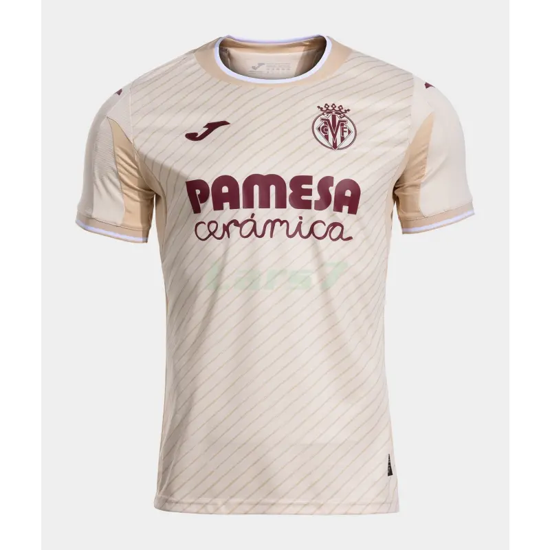 Camiseta Villarreal 2ª Equipación 2025/2026 Blanco Roto