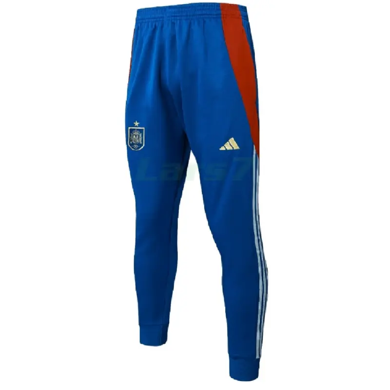 Pantalón Largo de Entrenamiento España 2025 Azul/Rojo