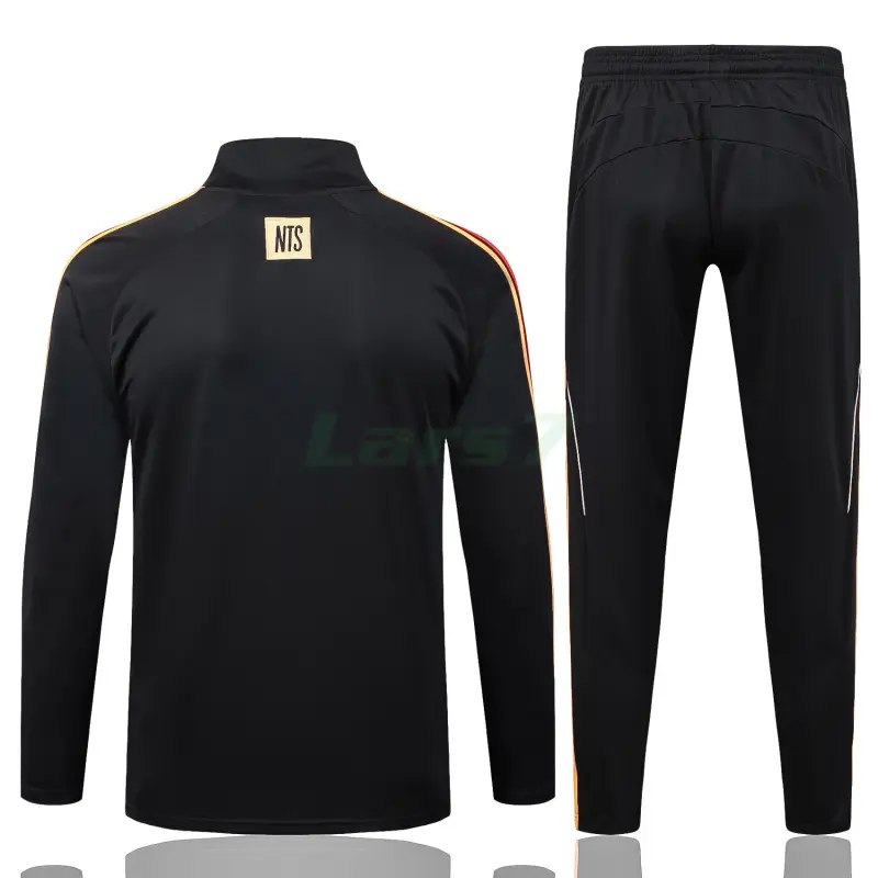 Sudadera De Entrenamiento Arsenal 2025/2026 Kit Negro Versión Retro