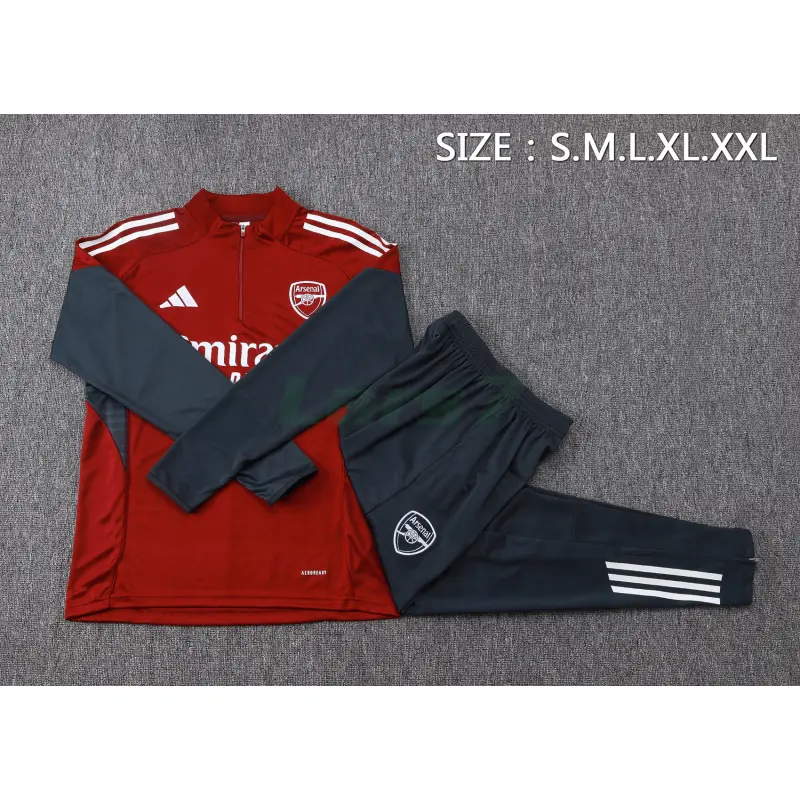 Sudadera De Entrenamiento Arsenal 2025/2026 Kit Rojo/Azul Marino