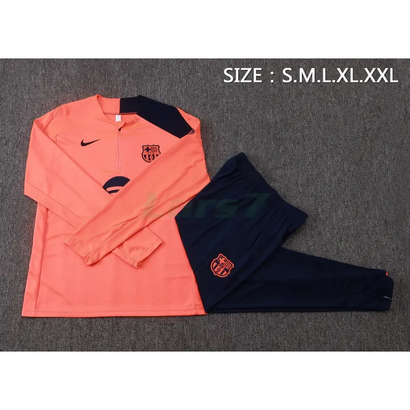 Sudadera De Entrenamiento Barcelona 2025/2026 Kit Naranja