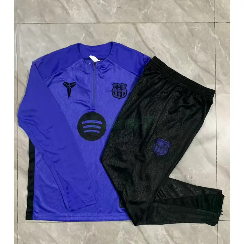 Sudadera De Entrenamiento Barcelona 2025/2026 Morado con Estampado en Seco