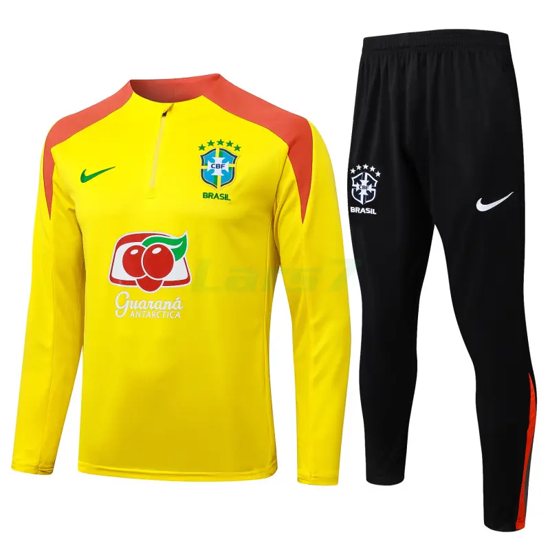 Sudadera De Entrenamiento Brasil 2025/2026 Kit Amarillo