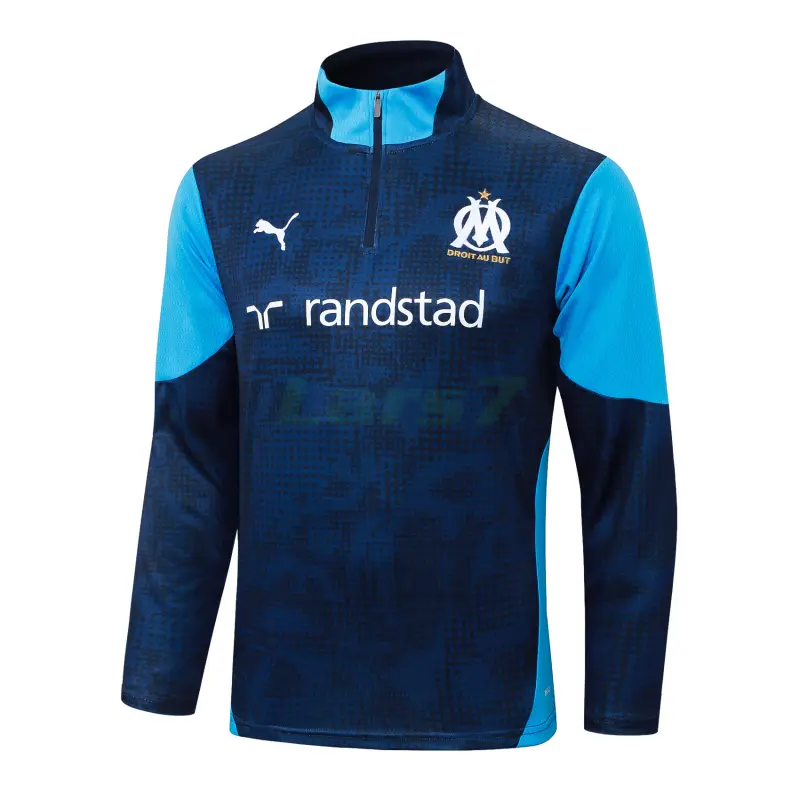Sudadera De Entrenamiento Olympique Marsella 2025/2026 Azul Marino