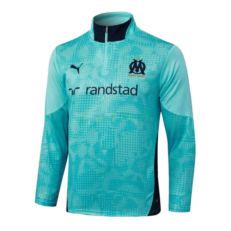 Sudadera De Entrenamiento Olympique Marsella 2025/2026 Azul Verdoso