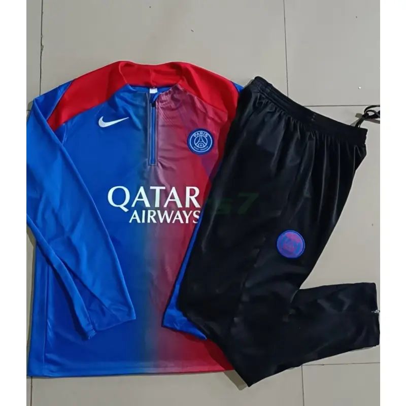 Sudadera De Entrenamiento PSG 2025/2026 Azul/Rojo