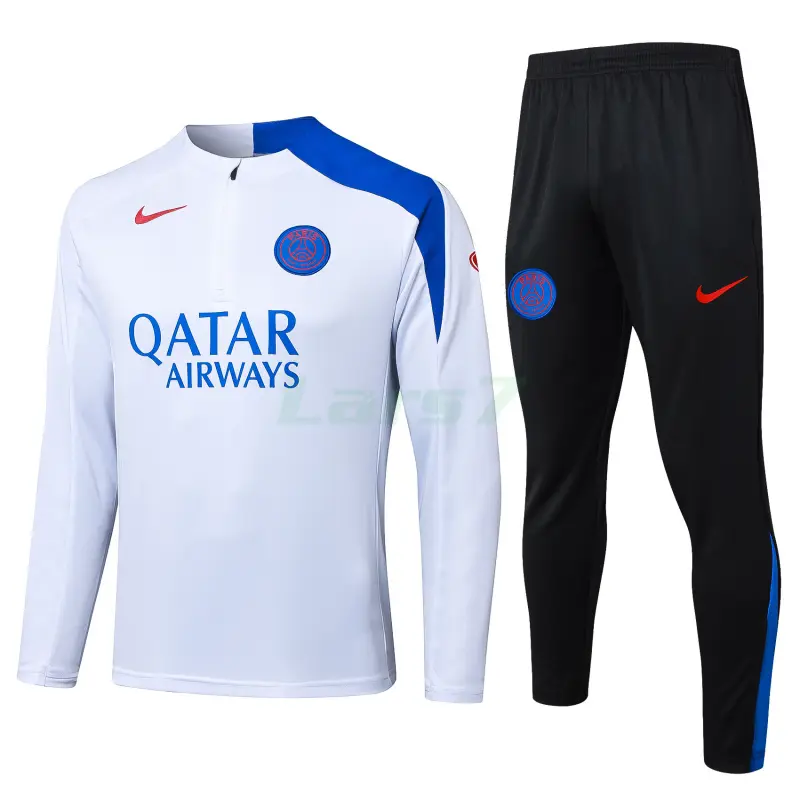 Sudadera De Entrenamiento PSG 2025/2026 Kit Blanco/Azul