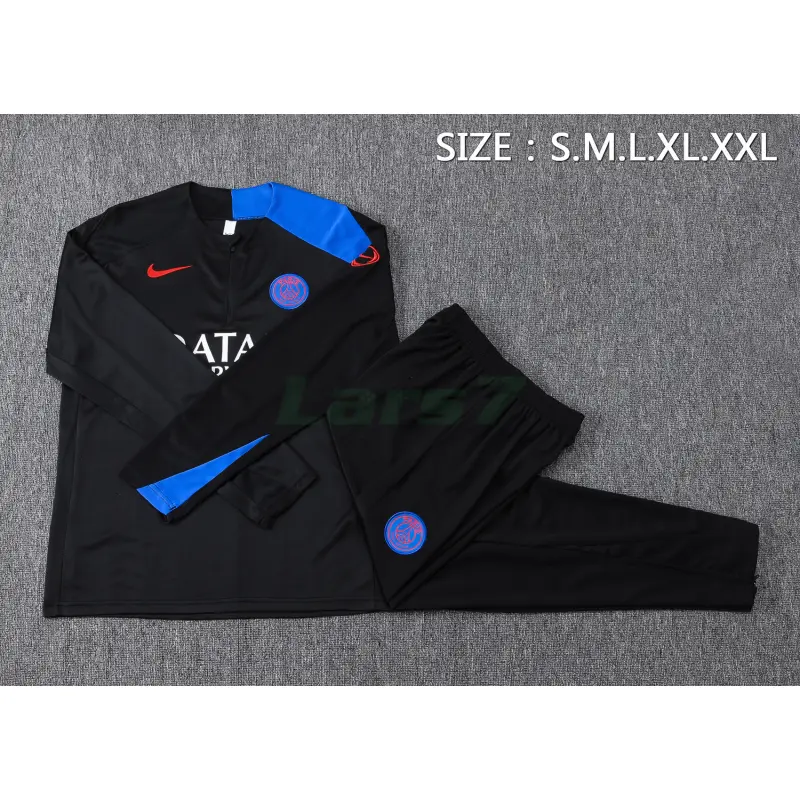 Sudadera De Entrenamiento PSG 2025/2026 Kit Negro/Azul