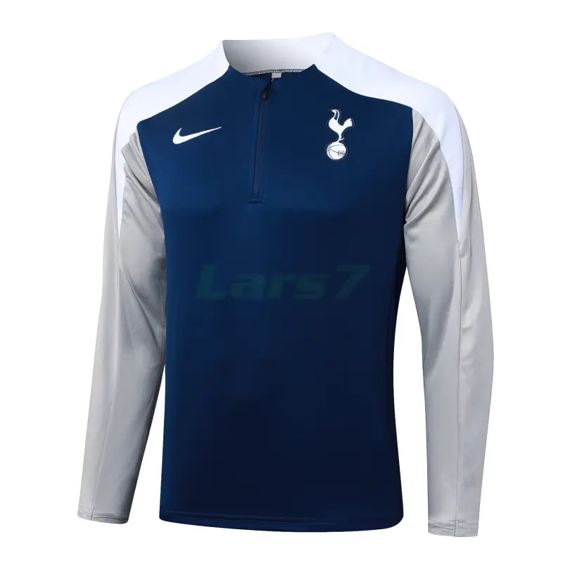 Sudadera De Entrenamiento Tottenham Hotspur 2025/2026 Azul Marino/Gris