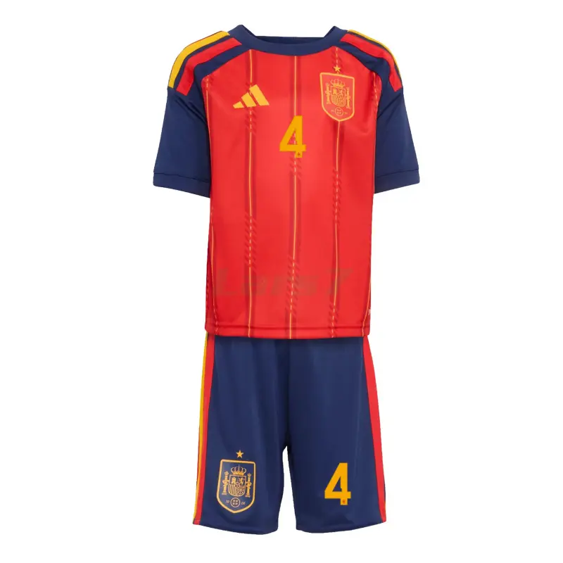 Camiseta Cubarsí 4 España 1ª Equipación 2026 Rojo/Azul Niño Kit