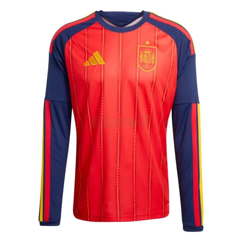 Camiseta España 1ª Equipación Mundial 2026 ML Rojo/Azul