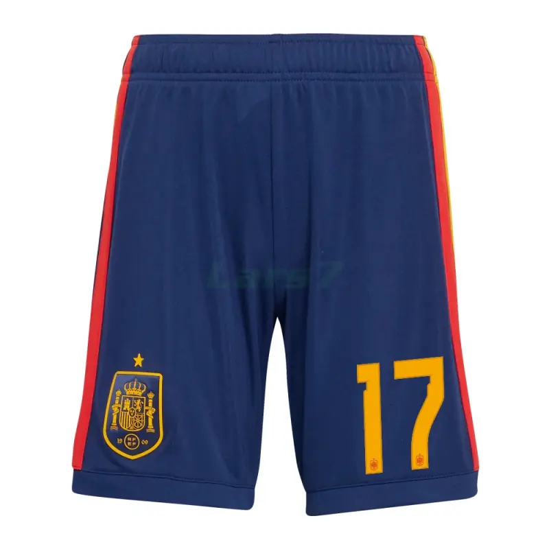 Camiseta Williams Jr 17 España 1ª Equipación 2026 ML Rojo/Azul