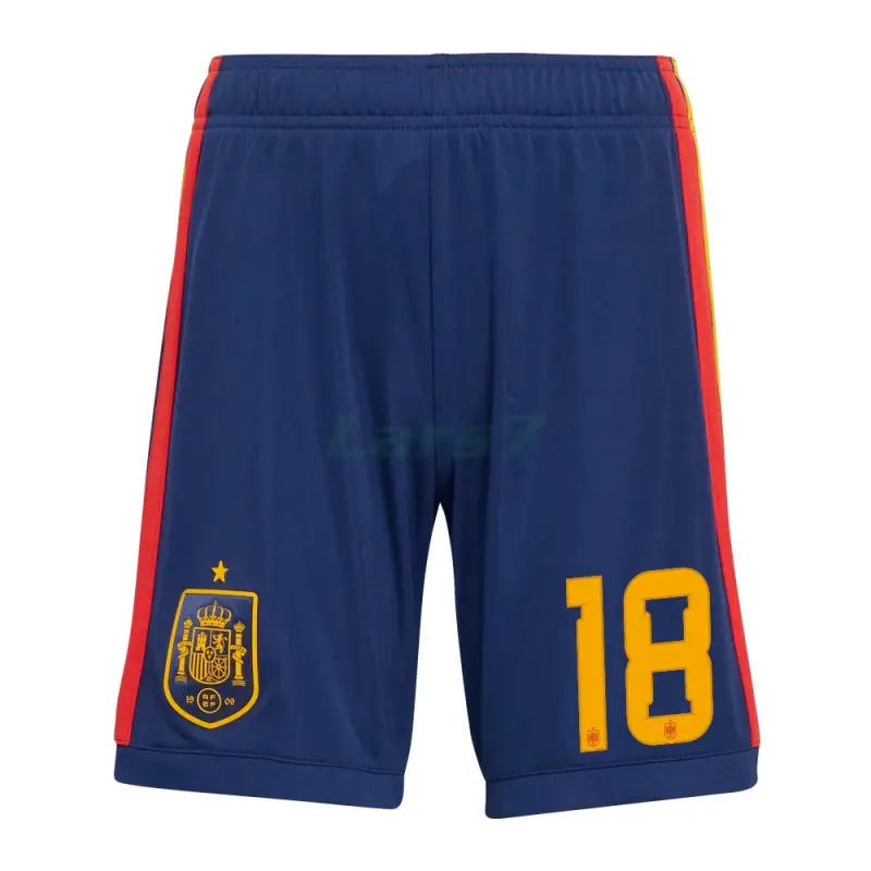 Camiseta Zubimendi 18 España 1ª Equipación 2026 Rojo/Azul
