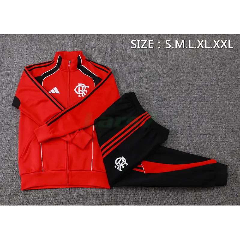 Chandal Flamengo 2025/2026 Rojo/Negro