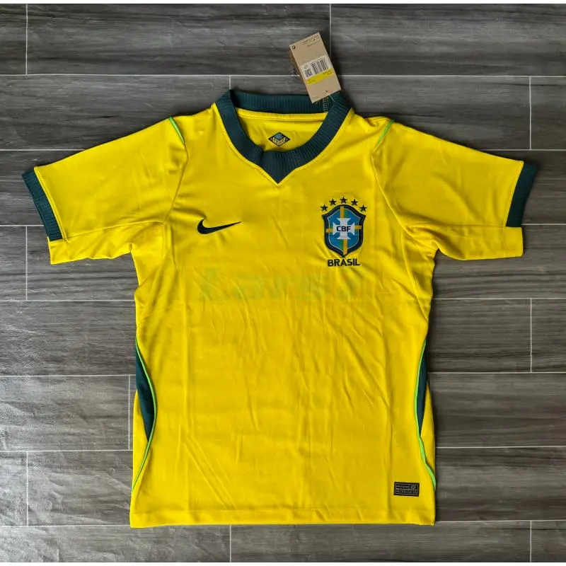 Camiseta Brasil 1ª Equipación Mundial 2026 Amarillo