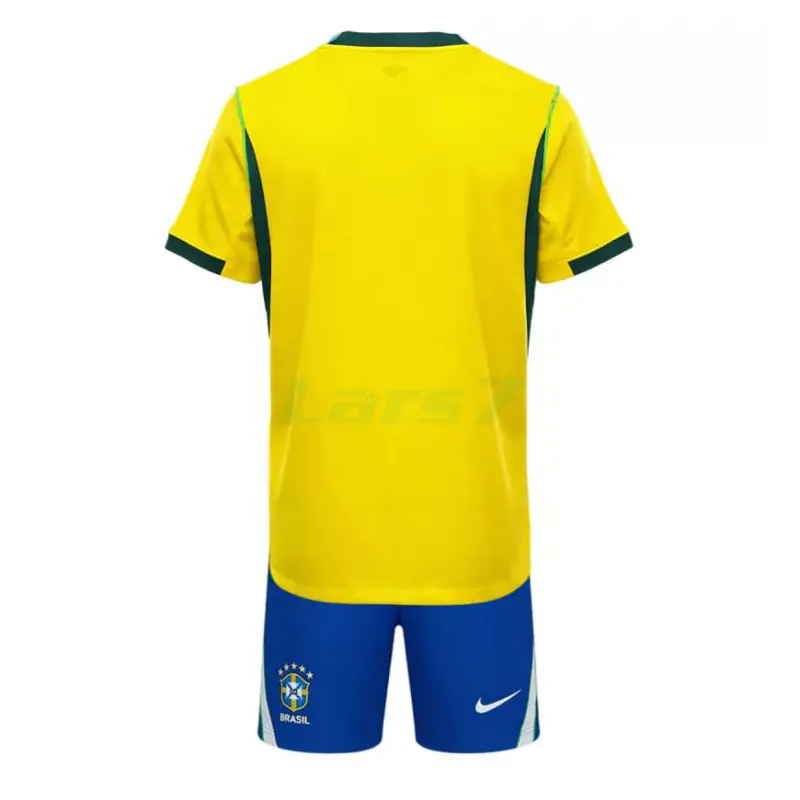 Camiseta Brasil 1ª Equipación Mundial 2026 Amarillo Niño Kit