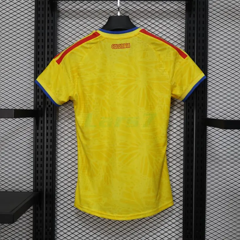 Camiseta Colombia 1ª Equipación Mundial 2026 Amarillo Mujer (EDICIÓN JUGADOR)